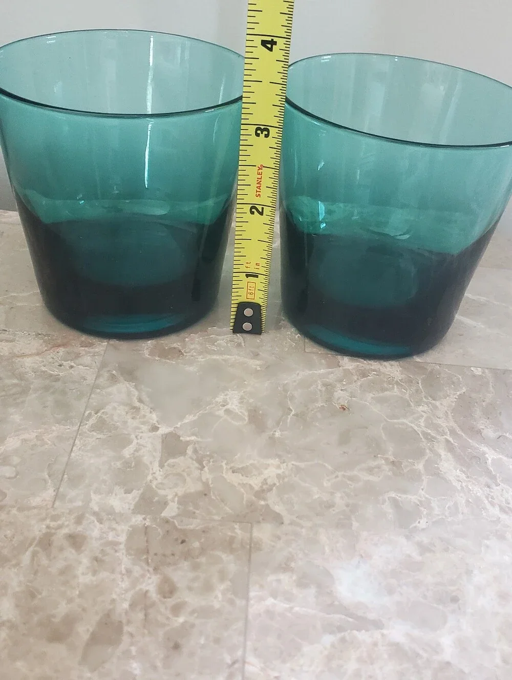 Vintage peacock blue